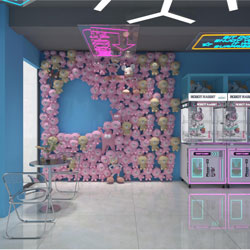 custom claw machine shop-Instagram Wall